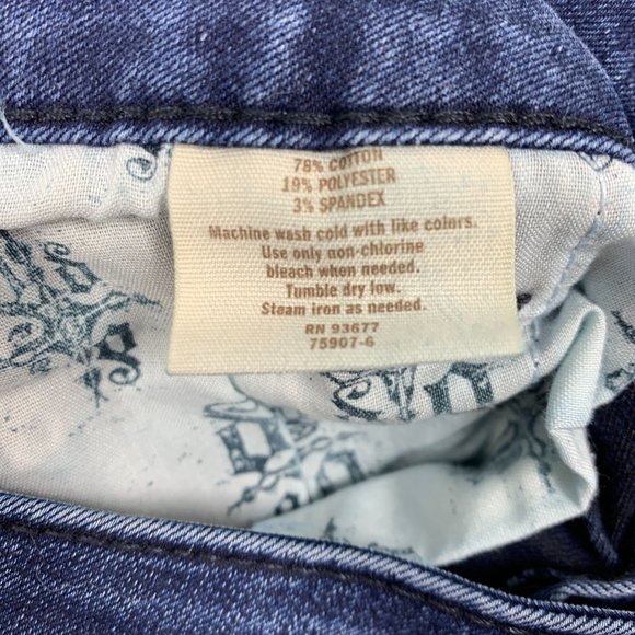 Decree 3 Skinny Jeans Dark Legging 29" x 32.5" - Picture 5 of 5